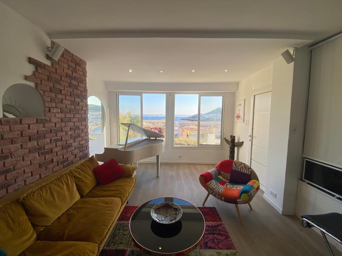 Au Coeur Du Parc National Du Massif Des Calanques, La Flibuste Des Goudes, Maison 2 Chambres, Climatisee, Jardins, Solarium, Proche Plage, Large Vue Mer Marsilia Exterior foto