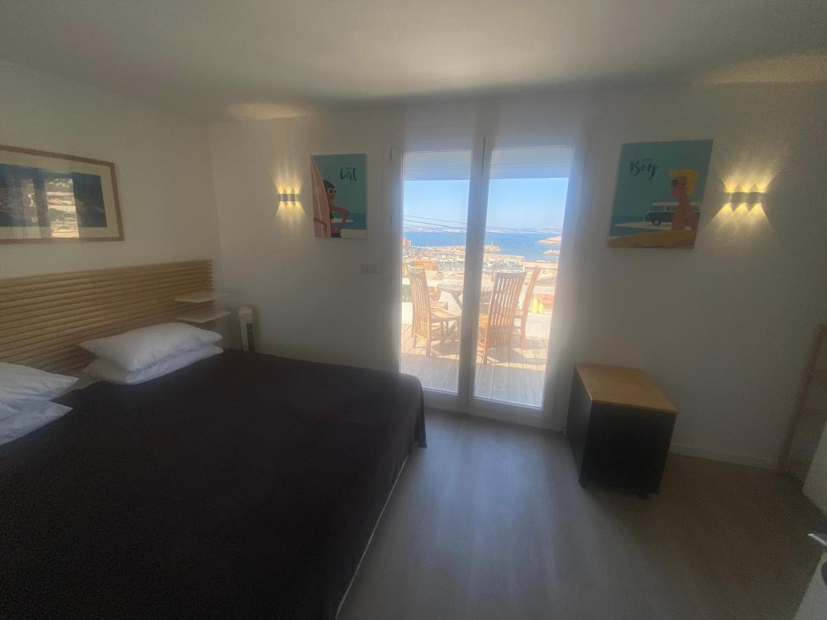 Au Coeur Du Parc National Du Massif Des Calanques, La Flibuste Des Goudes, Maison 2 Chambres, Climatisee, Jardins, Solarium, Proche Plage, Large Vue Mer Marsilia Exterior foto