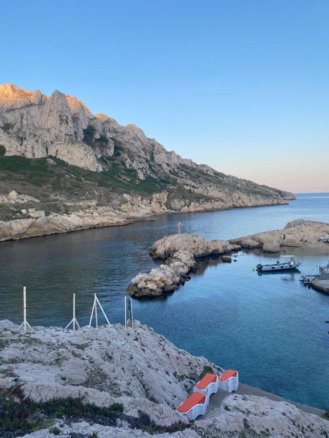 Au Coeur Du Parc National Du Massif Des Calanques, La Flibuste Des Goudes, Maison 2 Chambres, Climatisee, Jardins, Solarium, Proche Plage, Large Vue Mer Marsilia Exterior foto