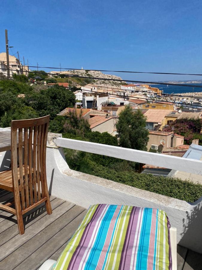 Au Coeur Du Parc National Du Massif Des Calanques, La Flibuste Des Goudes, Maison 2 Chambres, Climatisee, Jardins, Solarium, Proche Plage, Large Vue Mer Marsilia Exterior foto