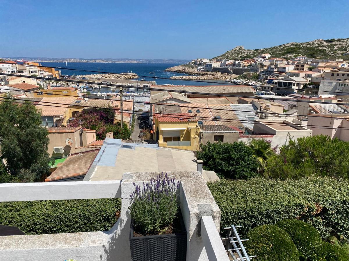 Au Coeur Du Parc National Du Massif Des Calanques, La Flibuste Des Goudes, Maison 2 Chambres, Climatisee, Jardins, Solarium, Proche Plage, Large Vue Mer Marsilia Exterior foto