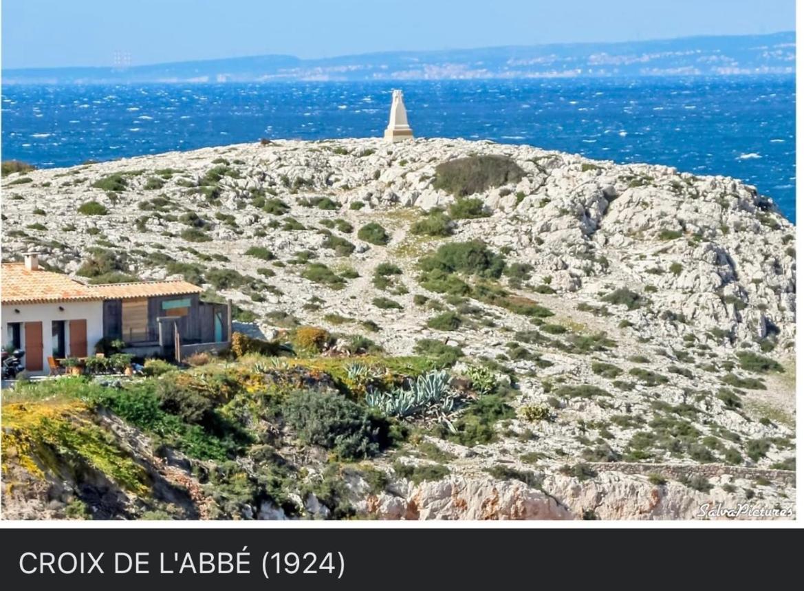 Au Coeur Du Parc National Du Massif Des Calanques, La Flibuste Des Goudes, Maison 2 Chambres, Climatisee, Jardins, Solarium, Proche Plage, Large Vue Mer Marsilia Exterior foto