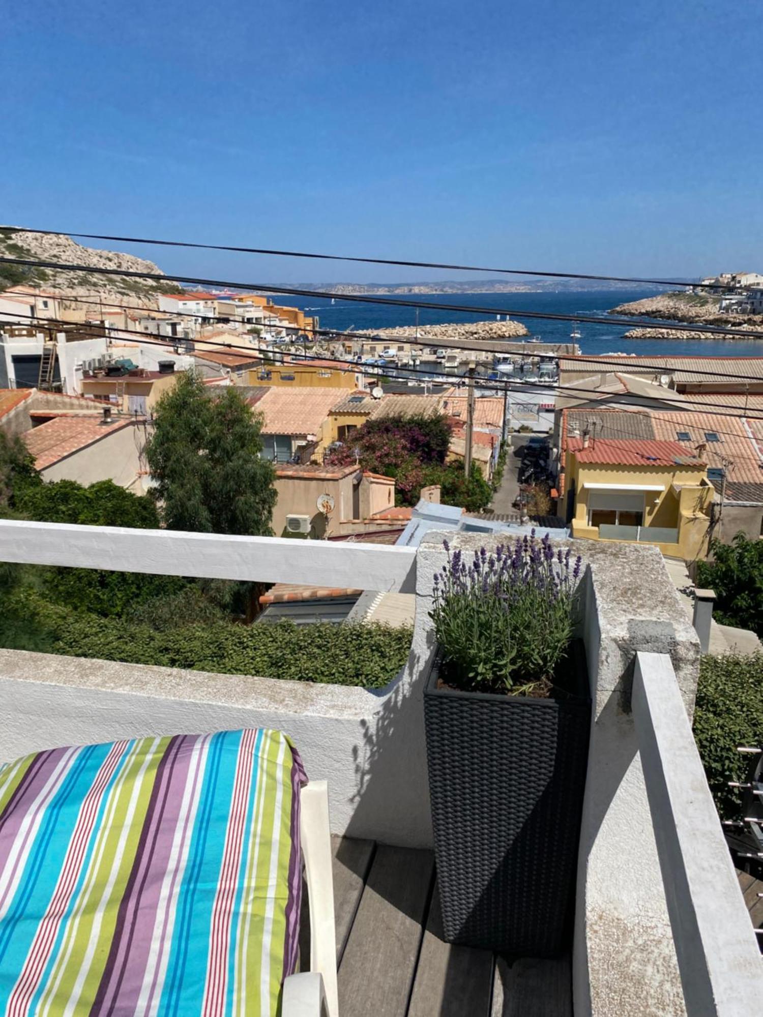 Au Coeur Du Parc National Du Massif Des Calanques, La Flibuste Des Goudes, Maison 2 Chambres, Climatisee, Jardins, Solarium, Proche Plage, Large Vue Mer Marsilia Exterior foto